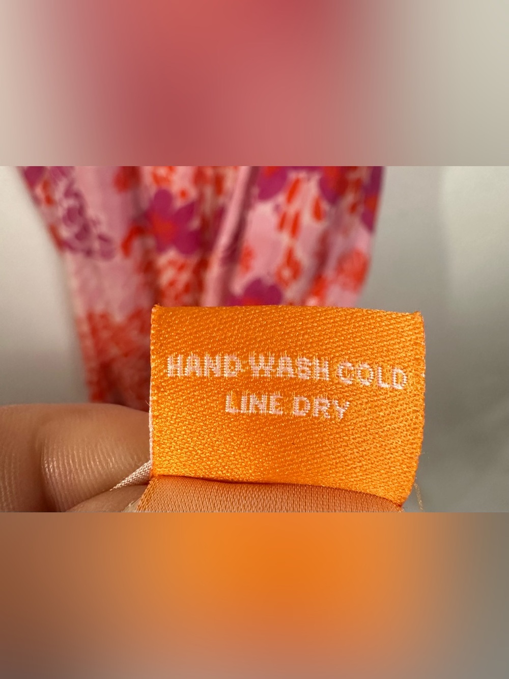 Oliphant Ruffle Maxi Dress Orange Floral Size L Large Vibrant Tropical Resort - Picture 10 of 15